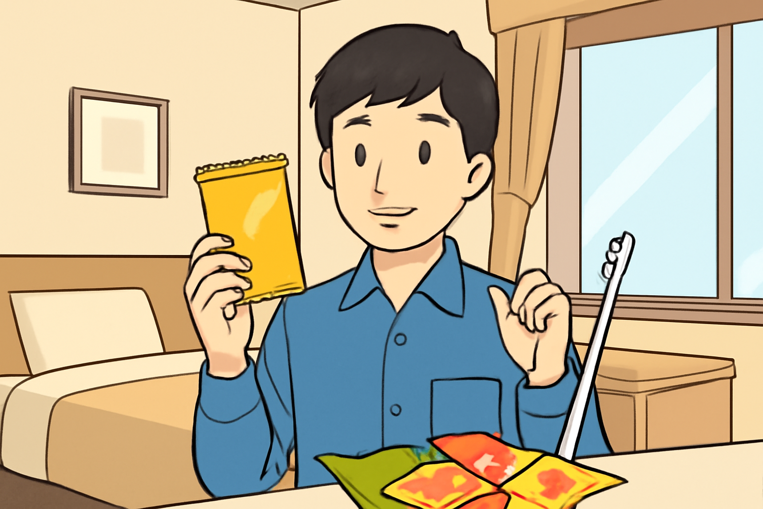 エコひいきのお菓子は「歯ブラシを使わない」が基本条件です