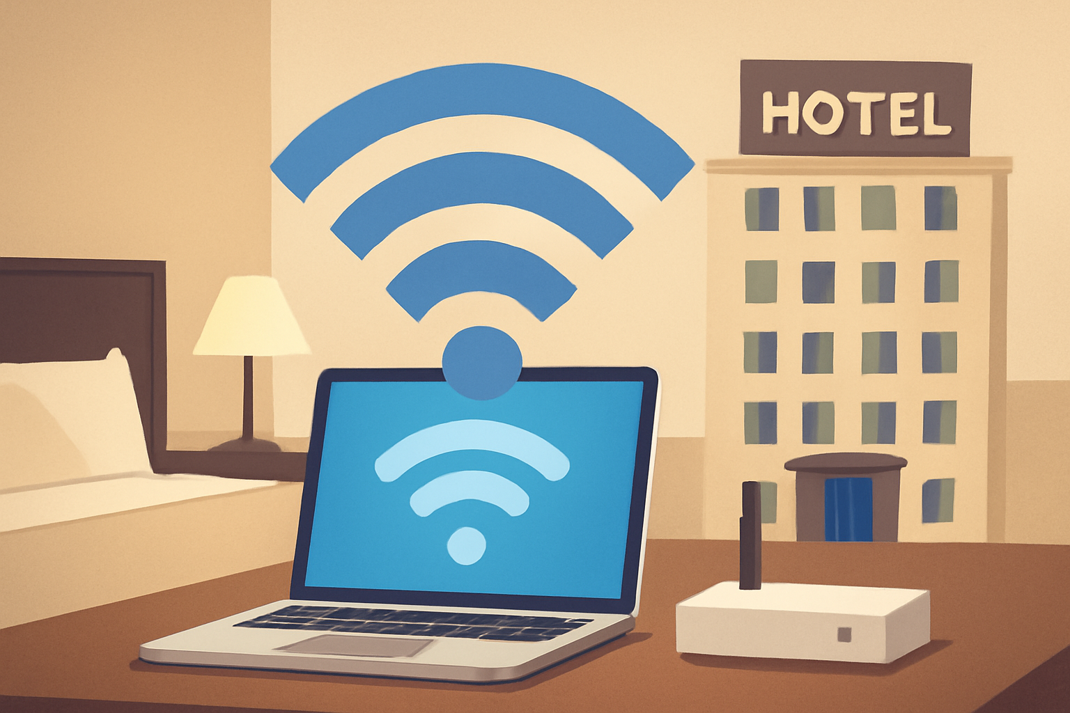 アパホテルのワイファイは「無料・全館対応」が基本です