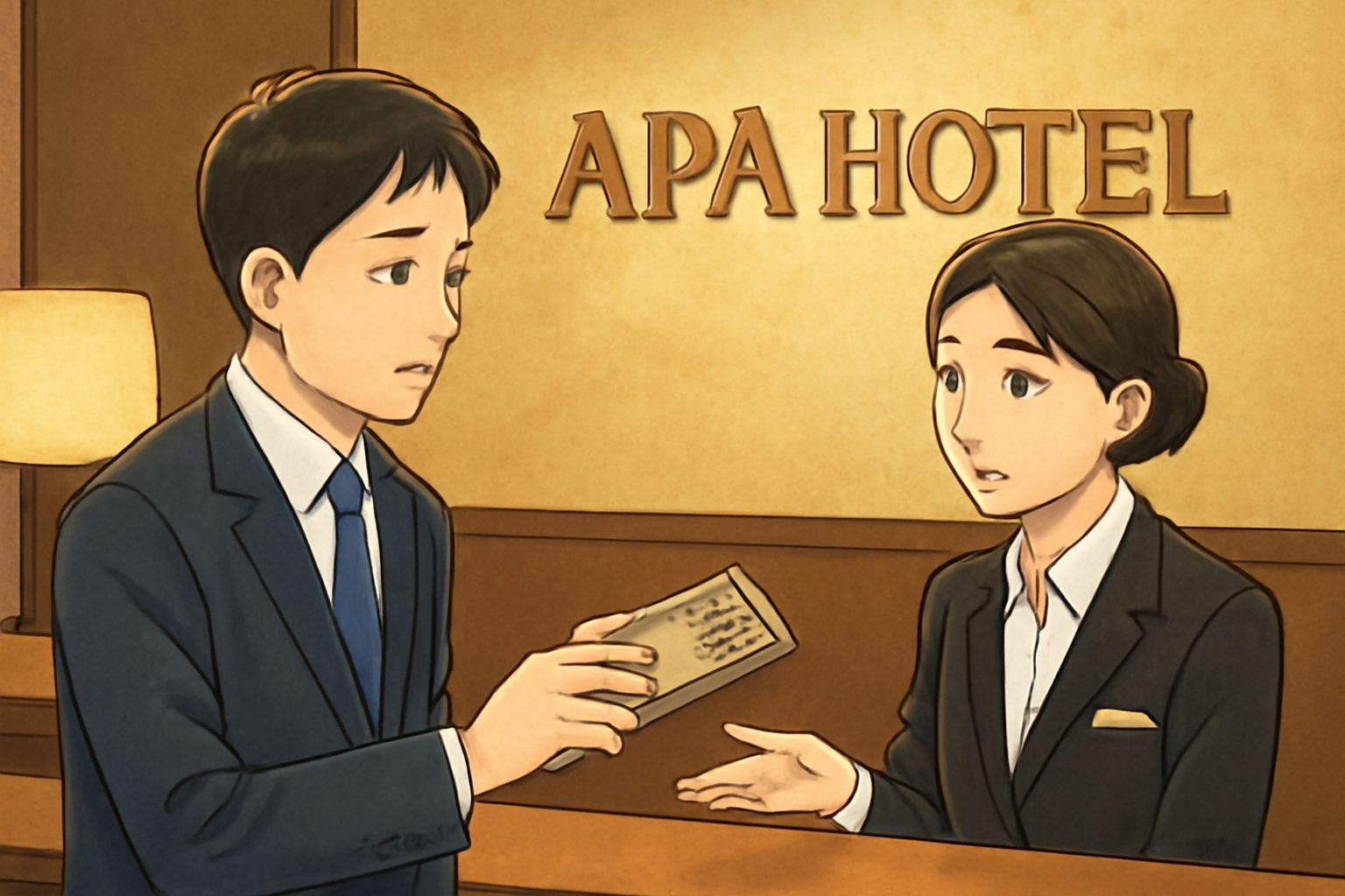 アパホテルは現金払いできる場合とできない場合があります