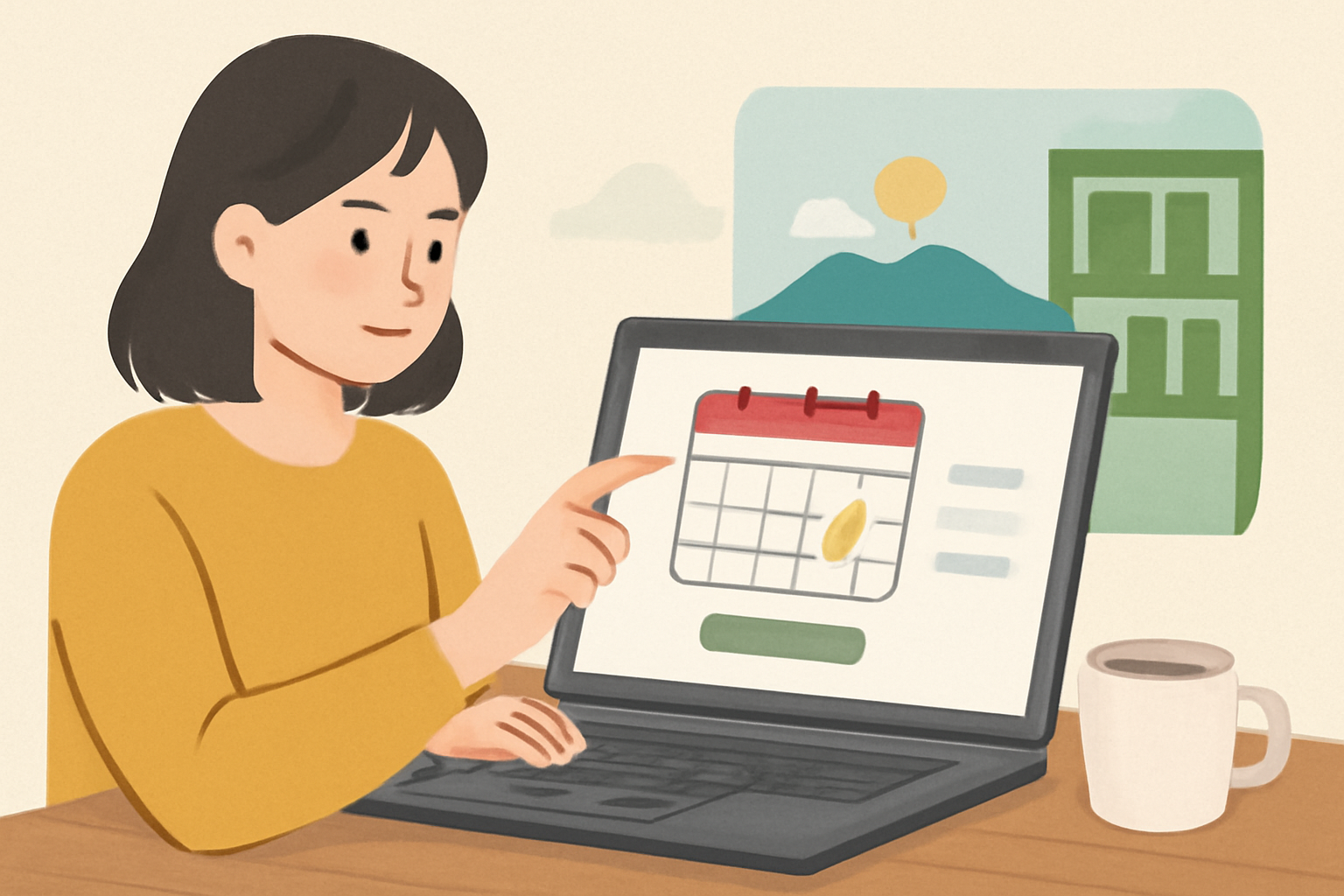 休暇村の予約は宿泊日の5ヶ月前から受付です