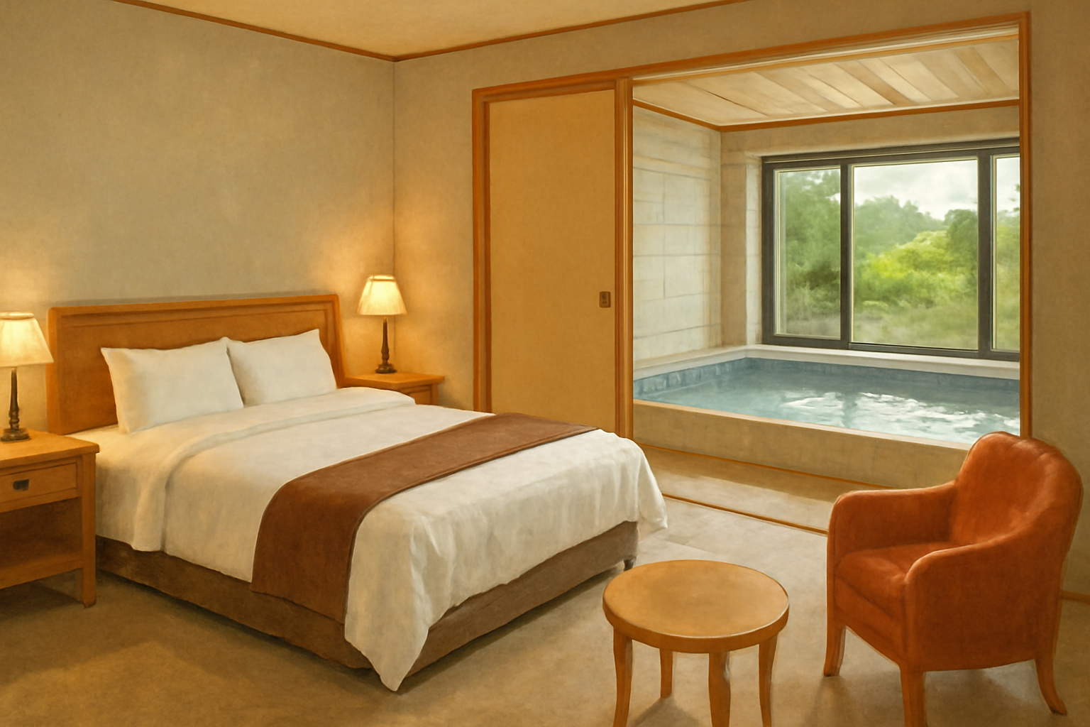 アメニティは「客室＋バイキング＋大浴場」で不足しにくい構成です