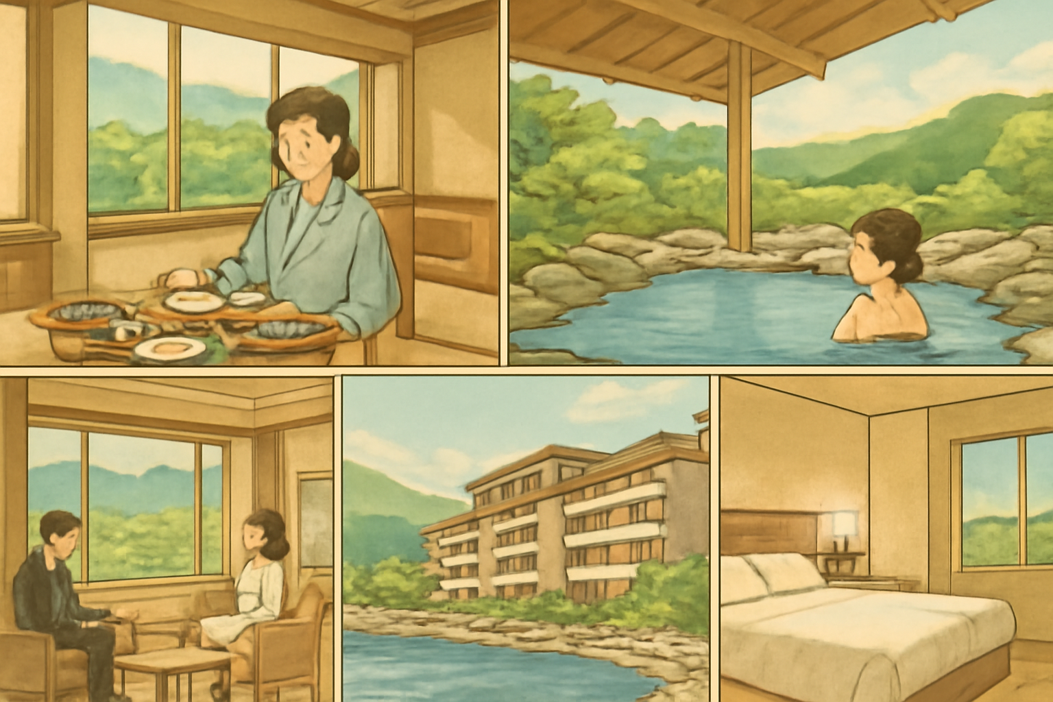 評価が集まる理由は「食事・温泉・ラウンジ・客室・清潔感」のバランスです