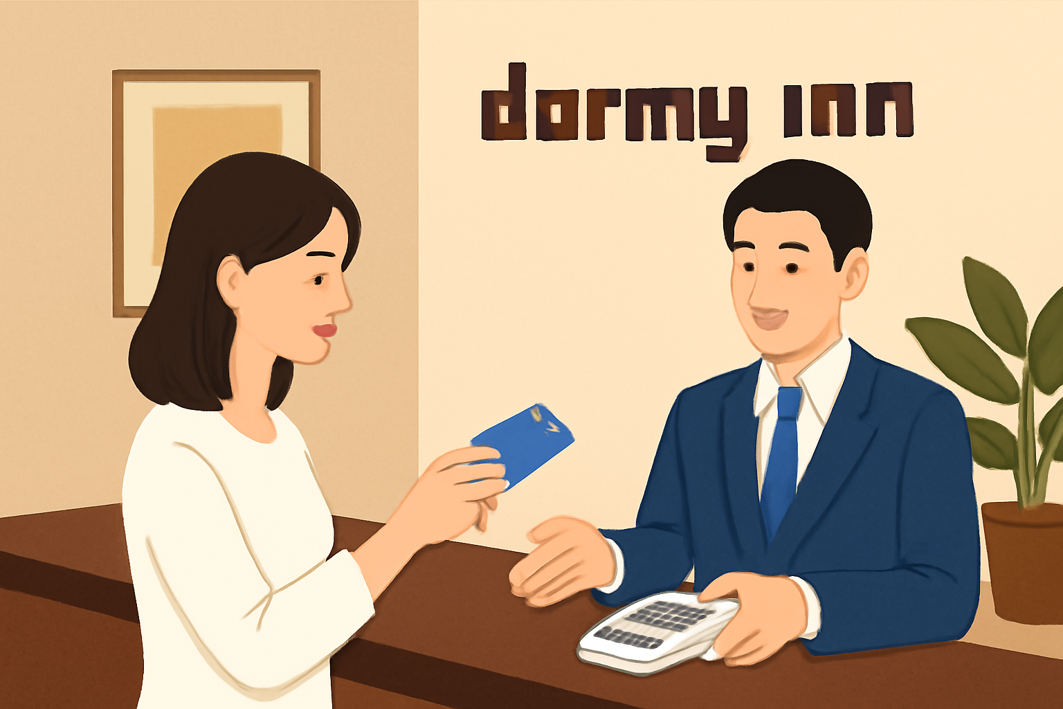 ドーミーインの支払いは「現地払い」が基本で、クレジットカードは全店舗対応です