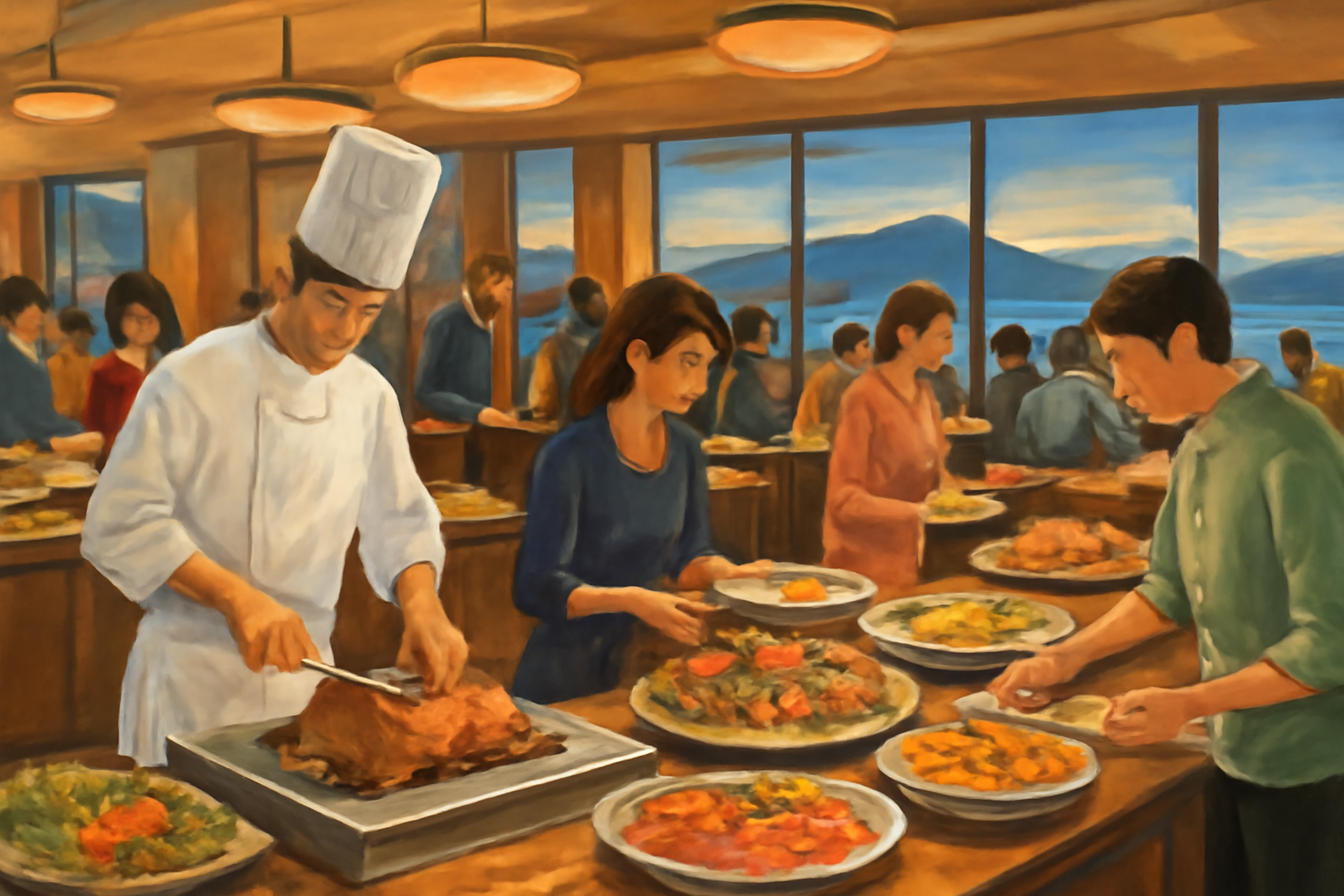 メルキュール佐賀唐津リゾートの夕食は「地元食材×ライブ感」のディナービュッフェが中心です