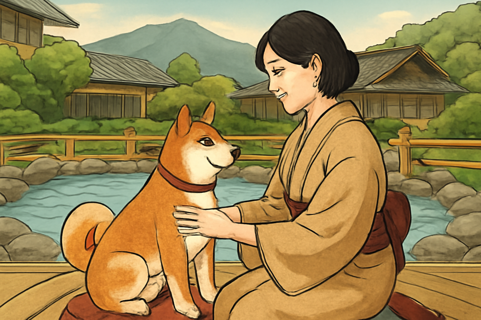 大江戸温泉物語で犬同伴を重視するなら「わんわんリゾート」が中心です