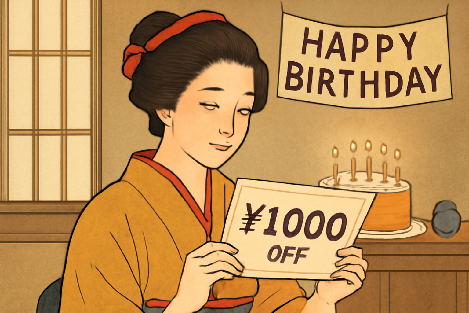 大江戸温泉物語の誕生日クーポンはゴールド会員が公式予約で使える特典です