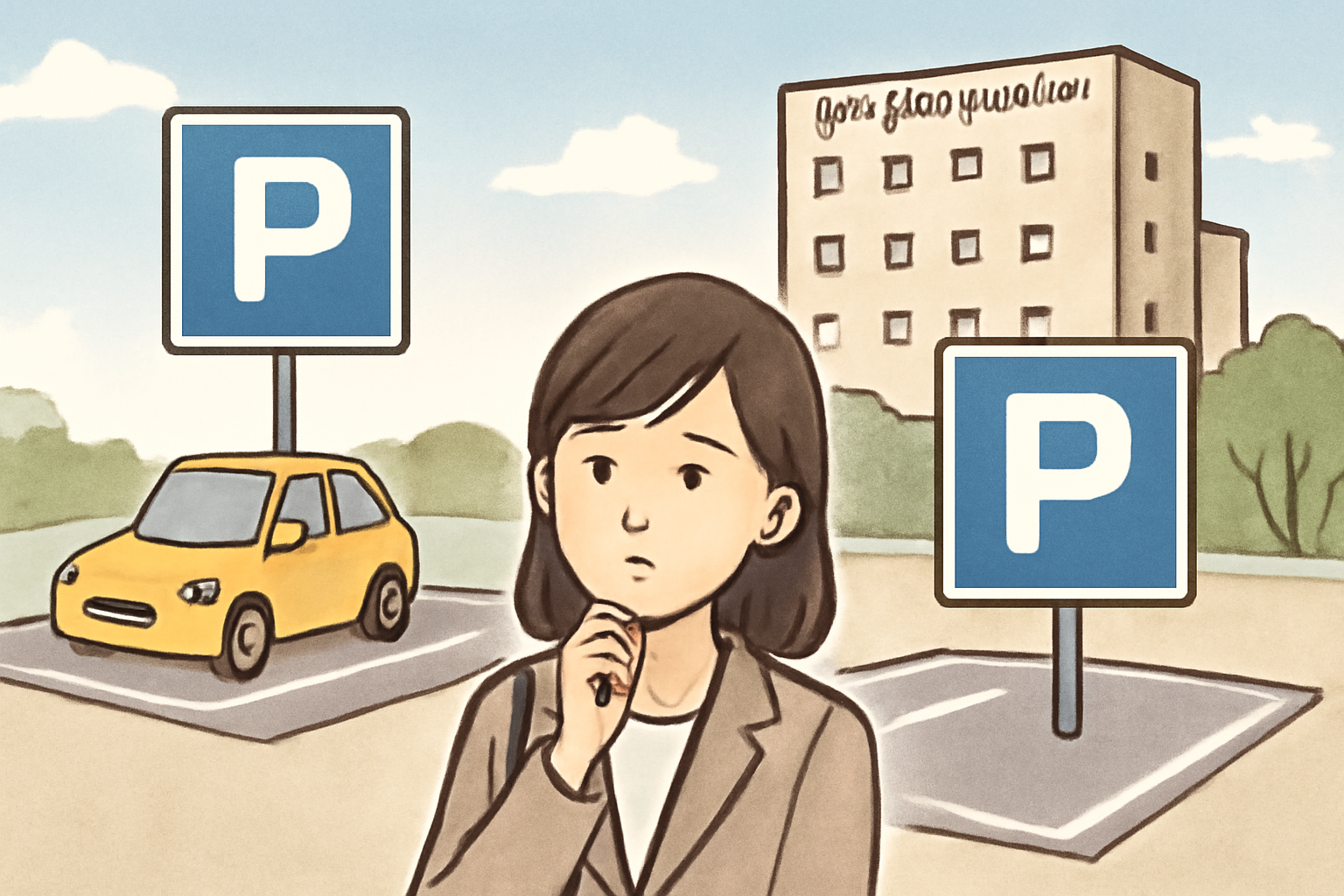提携駐車場が2種類あるため、料金と手続きに差が出ます