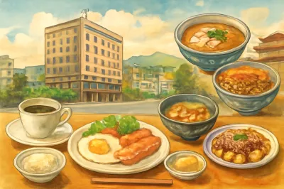 グリーンリッチホテル出雲周辺で食事は困らない？朝食と駅近グルメ7選