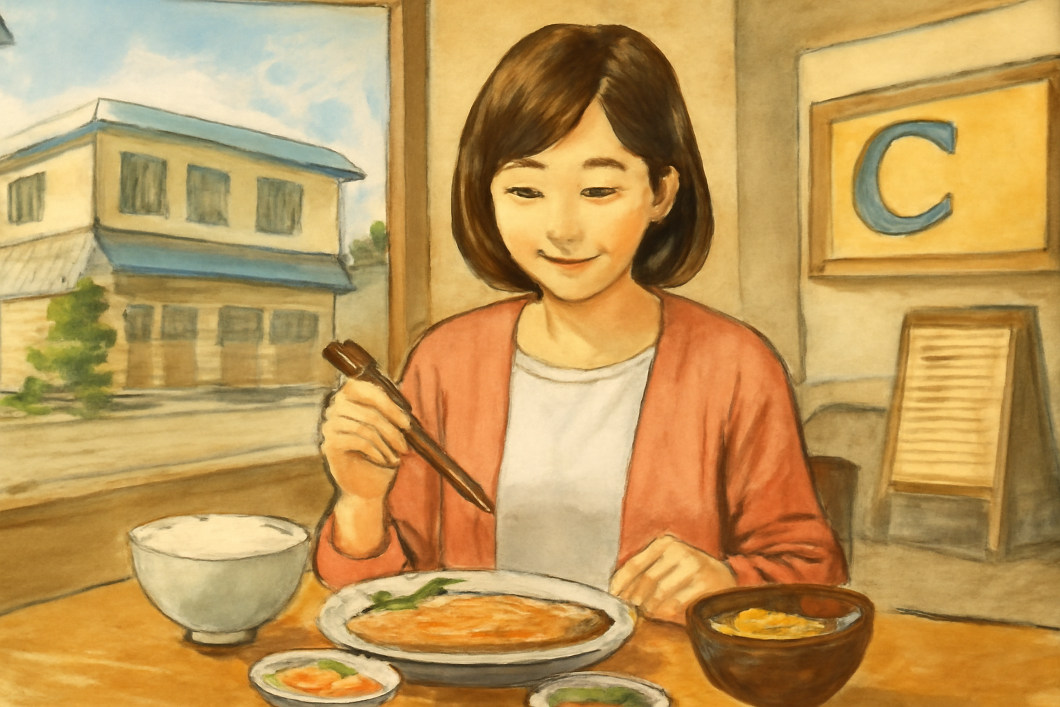 食事選びで失敗しにくい理由は「朝食の強さ」と「IC周辺の店の厚み」です