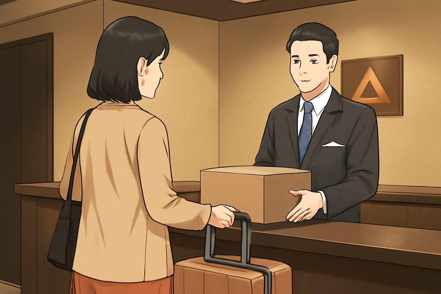 当日中ならフロントで荷物を預けられるとされています