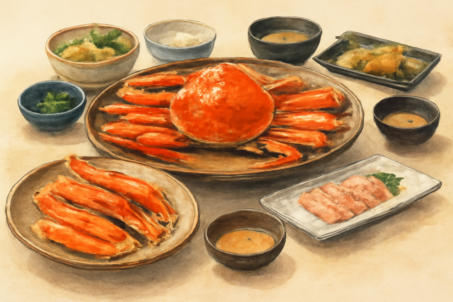 亀の井ホテル 高知のカニ食べ放題は「冬限定×会席+おかわり制」が軸です
