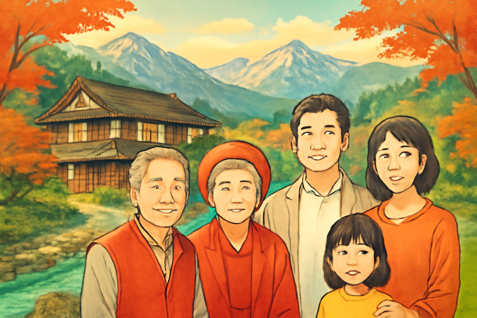 三世代の還暦祝いなら長野は選びやすい地域です