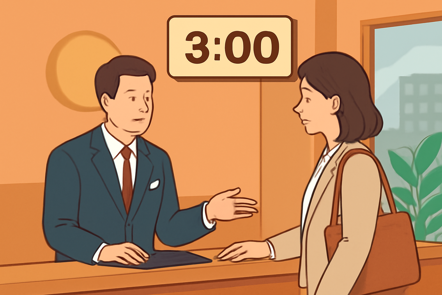 サンルート 新潟 チェックインの基本は15時からです