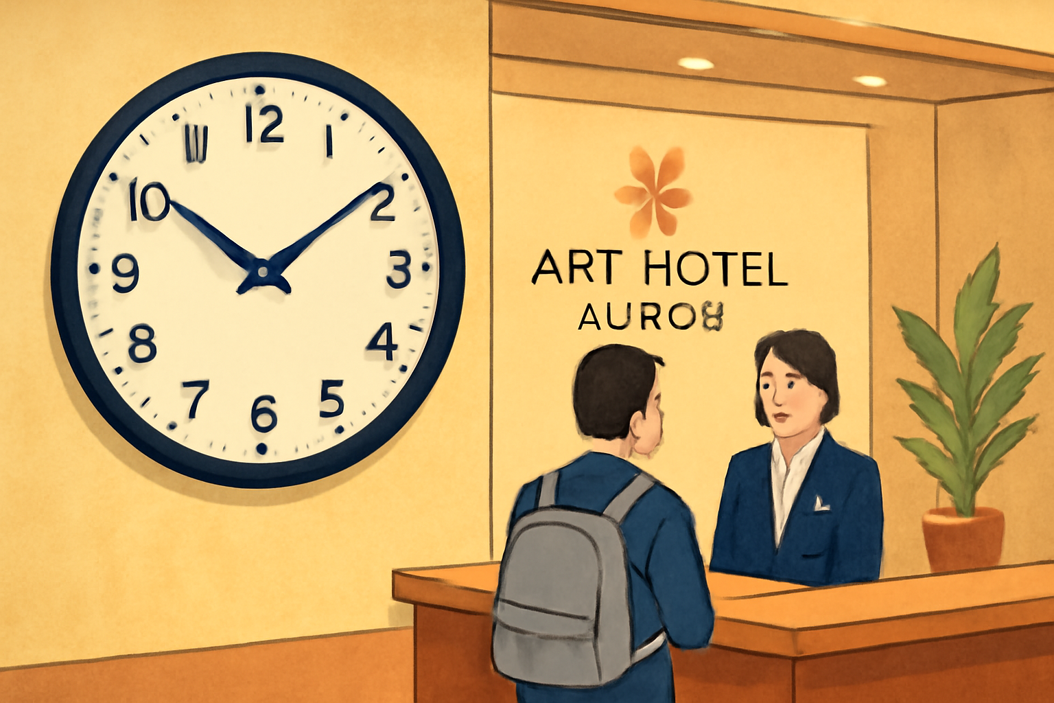 アートホテル青森のチェックインは14:00からです