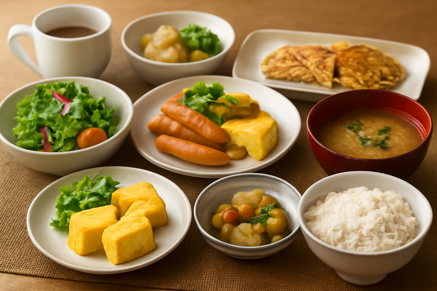 ホテルたいよう農園 西条の朝食はコスパ重視の方に向いた内容です